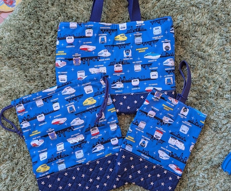 入園セット、代行作製します 規定サイズ、お子さんの好きなデザインで作ります。 イメージ1