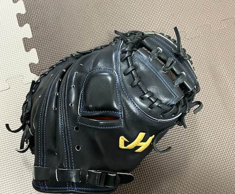 グローブ、キャッチャーミットの型付けを行います 野球歴16年の型付けします。少年用から硬式用まで イメージ1