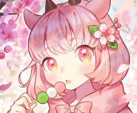 SNS用アイコンイラスト描きます かわいいイラストでオリジナルのアイコンお作りします♪ イメージ2