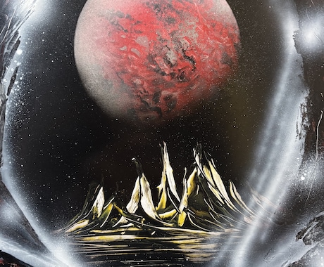 缶スプレーで描かせて頂きます 缶スプレーアート背景画、壁画、スマホカバーアート必要な方 イメージ2