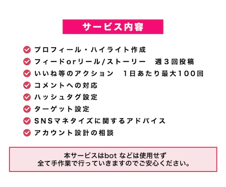 SNSコンサルがインスタを1ヶ月運用代行します 220アカウント超の安心実績！プロだからこそ成果が出る！ イメージ2