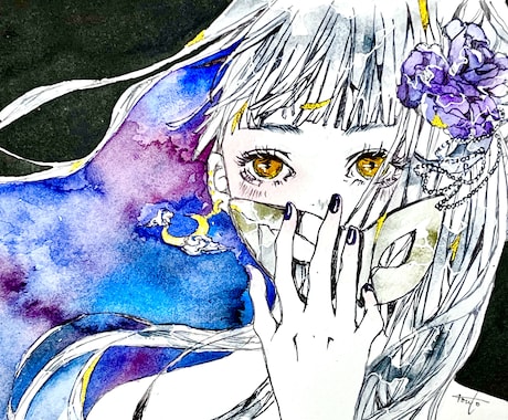 商用可⭐︎あなたの歌ってみたイラスト描きます 本家じゃなく、あなたのキャラを使ったイラストで歌いませんか？ イメージ1