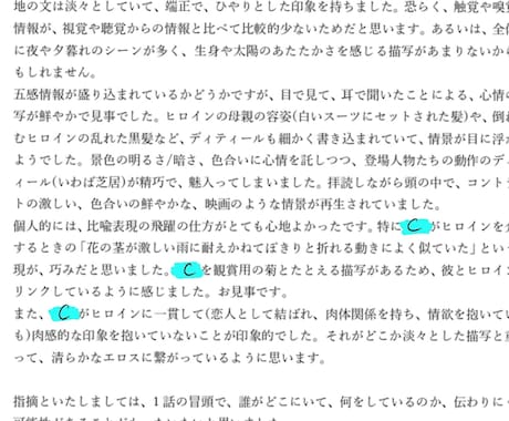 あなたの物語や心に寄り添った感想を書きます 初心者、自信をつけたい方、いいところを知りたい方向け イメージ2