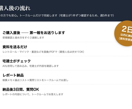 収益物件のレントロールを宅建士×AIが確認します その利回り、本当に出ますか？判定でなく中立の論点整理 イメージ2
