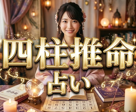 今のままで大丈夫？四柱推命で読み解きます 不安に寄り添った、無理のない進み方をご案内します➶ イメージ1