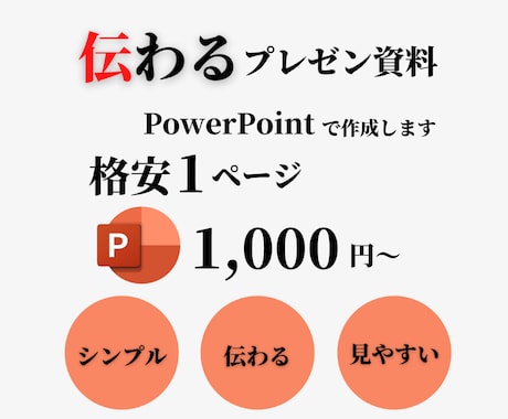 伝わる資料をPowerPointで作成します PowerPointでの資料作成が面倒・苦手な方へ イメージ1