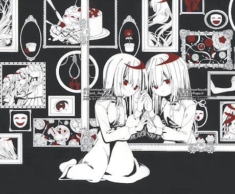 シンプルでかっこいいイラストを描きます 商用利用可能な女の子のイラストをお求めの方へ。 イメージ1