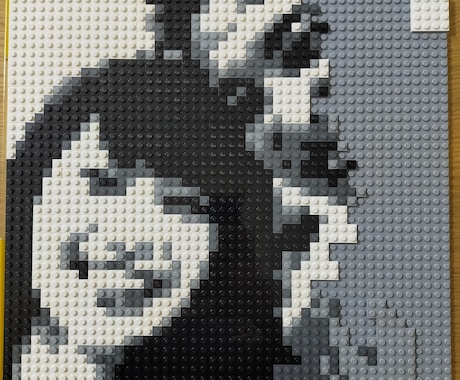 LEGOブロックで似顔絵を制作します あなただけのオリジナル似顔絵LEGOブロック イメージ2