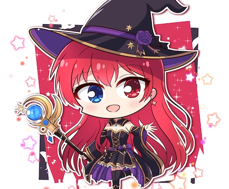 全身の可愛いデフォルメキャラ制作します 商用利用可能！立ち絵・キャラクターデザイン・グッズ制作用など イメージ1
