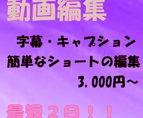 動画の字幕つけ、キャプション作業承ります ショート動画やYOUTUBE動画に字幕つけます イメージ1