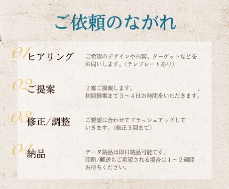 シンプル×上品｜伝わるチラシ・フライヤー制作します 伝えたいことが伝わる、上品で目を惹くデザインをお届け イメージ2