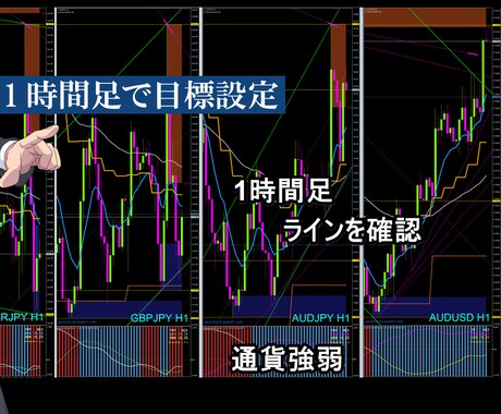 通貨強弱手法！FX個別コーチングします クロストレンド手法のデータ一式付き イメージ2