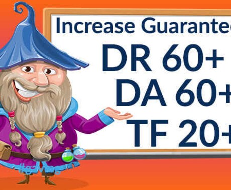 MOZドメインオーソリティ30台以上に上げます MOZ DA30+　ahrefs　DR40+　以上に上げます イメージ1