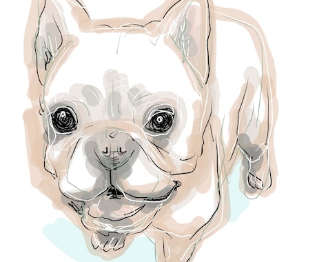 ラフな線画を描きます 自分や恋人、推しや家族の似顔絵、オリキャラデザインなど イメージ1