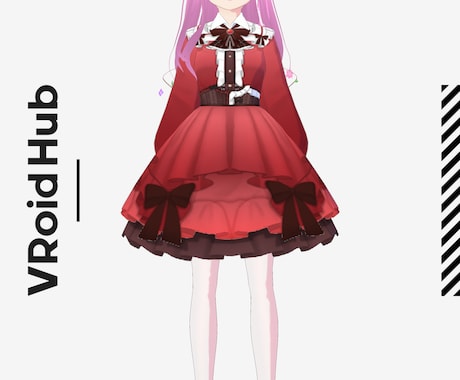 Vroid安価で制作いたします 商用利用OKなvroidを安価で制作します イメージ2