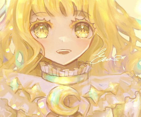 ふわふわした可愛い女の子のアイコンお描きします SNSやゲーム等にお使い頂けます イメージ1