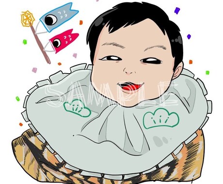 お写真を元に可愛いイラスト化した似顔絵を描きます SNSのアイコン、プレゼントなどに！ イメージ2