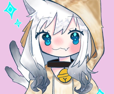 ゆるゆるかわいいアイコン描きます ゆるりとした等身低めのキュートガールをお求めの方はこちら！ イメージ2