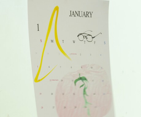 あなたの思い出や大切なものでカレンダーを作ります あなたの思い出をイラストにし、カレンダーとして構成します。 イメージ2