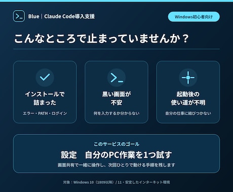 Claude Codeの導入、実践を伴走します Windows限定｜自分のPC作業を1つ試せる60分 イメージ2