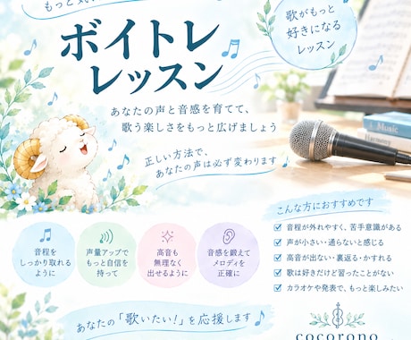 ボイストレーニングします イメージ1