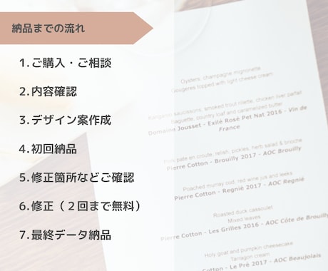 店頭用POP /メニュー表作ります 写真やロゴデータも挿入可能です！ イメージ2