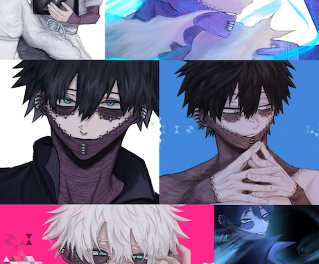 歌みたサムネやSNSアイコン描きます イメソンなどから着想を得て色を考えることが好きです イメージ2