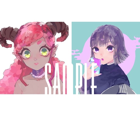 おんなのこ♡なアイコンお描きます 【　DMからなどお気軽にご相談ください◎　】 イメージ2