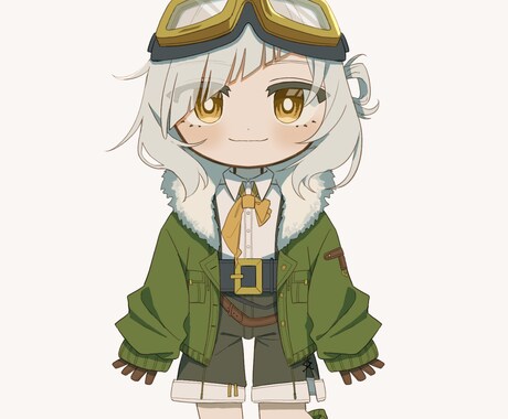 かわいいミニキャライラスト制作します 分かりやすい、かわいい、高クオリティのミニキャラ立ち絵です イメージ2