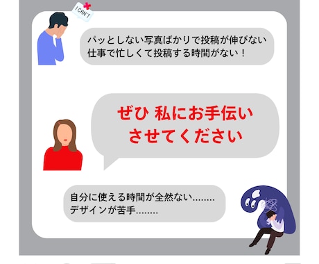 Instagramフィード投稿の作成代行致します お忙しい方のフィード投稿の作成代行お手伝い！ イメージ2