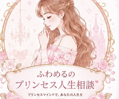 プリンセスマインドで心を整えます 恋愛・人間関係・自己肯定感のプリンセスお悩み相談 イメージ1