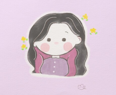 ゆるくて可愛い優しい絵を絵を絵描きます ほんわかしたゆるふわ、イラストが好きな方は是非！似顔絵も◎ イメージ2