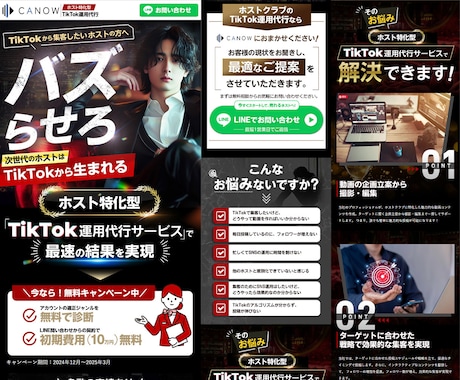 初心者の方大歓迎 LP ランディングページ作ります 【追加料金無し】の一律料金！初心者の方でもご安心ください。 イメージ2