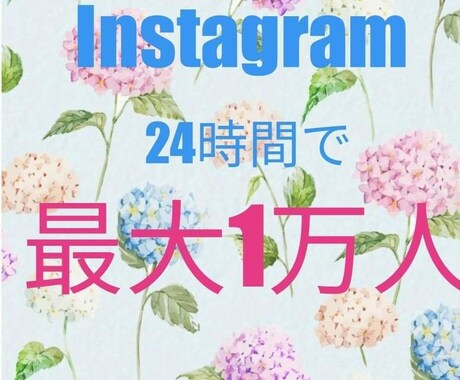 インスタフォロワー拡散宣伝・1000人増やします 24時間で最大1万人のインスタユーザーに宣伝可能。 イメージ1