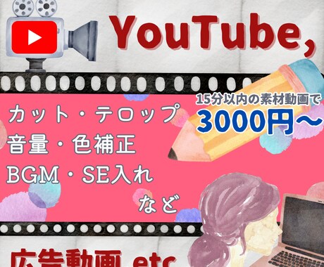 修正回数無制限対応にて満足いく動画を作成します 独学の為、希望に寄り添い納得していただくまで対応します！ イメージ2