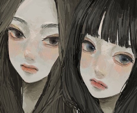 かわいい女の子お描きします 配信活動、SNSアイコンなど様々な場面でお使いいただけます！ イメージ2