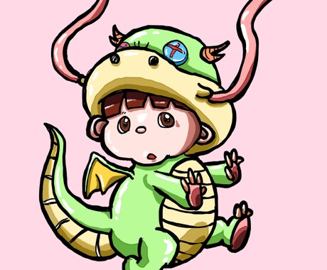ゆるふわ系のイラストを書きます 動物、人間何でも書きます(^^) イメージ2
