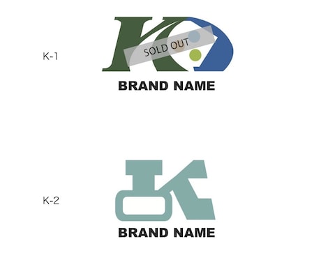 限定!「K」頭文字のブランドロゴ販売します 重機イメージのマークです。メンズフッァションブランドにも! イメージ1