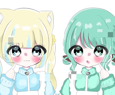 SNS用のアイコン等におすすめします 等身イラストのアイコン用におすすめ！ イメージ2