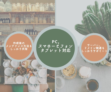 目的に合わせたWEBサイトをプロが制作します スマホ・タブレット・パソコン全てに対応したオリジナルデザイン イメージ2