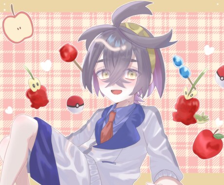 アイコンや一枚絵など幅広いイラストをお描きします 観賞用、プレゼントにも◎透明感あるイラストを制作いたします イメージ2