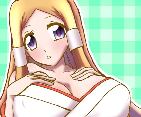 SNSアイコンお描き致します ギャルゲー風のイラストであなたのSNSを飾りませんか？ イメージ1