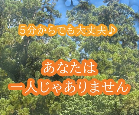 辛いサイレント期間•ツインレイの話し相手になります 誰にも言えない信じてもらえないツインレイの話しませんか？ イメージ1