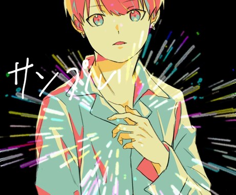 一枚絵！！魅力的なイラストお描きします オリジナルイラストやアイコンなど♪(´- `*) イメージ2