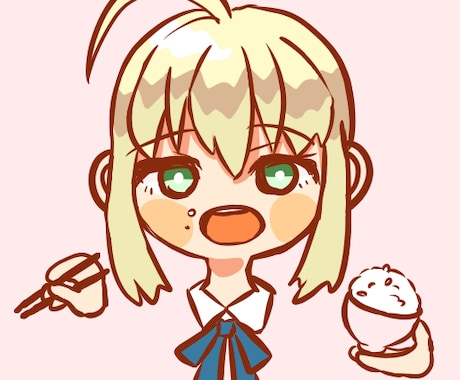 最短即日！かわいめのSNSアイコン描きます オリジナルキャラクターでも似顔絵でもどうぞ！ イメージ2