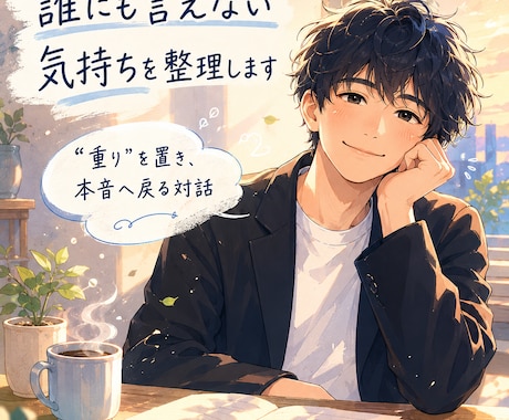誰にも言えない気持ち、本音をお聞きしますます 頑張り続けてきた心誰にも言えない気持ち、一緒に整えましょう イメージ1