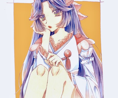SNSアイコン/イラスト描きます アイコン、ヘッダー、一枚絵からVTuberなどのキャラデザ等 イメージ2