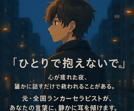 あなたの話、誰よりも聞きます 女性の本音、誰よりも聞いてきました|話し相手&相談役に イメージ1