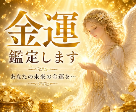 あなたの金運占います あなたの未来の金運を読み解きます イメージ1