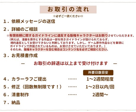 夢絵、コテキャシート作成します お好きな絵柄で作成！フルオーダーも可能です♪ イメージ2